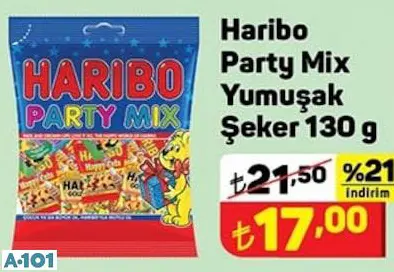 HARİBO PARTY MİX YUMUŞAK ŞEKER HARİBO PARTY MİX YUMUŞAK ŞEKER